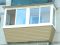 Балконов остекление алюминиевыми, пластиковыми рамами. Фото 1.