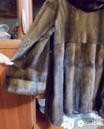 Норковая шуба Nafa mink. р. 50-54. Фото 4.
