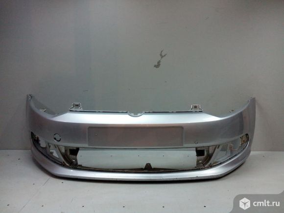 Бампер передний VW POLO седан 10- б/у 6RU807221GRU 4*. Фото 1.