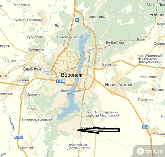 Кадастровая карта ямное воронежская область