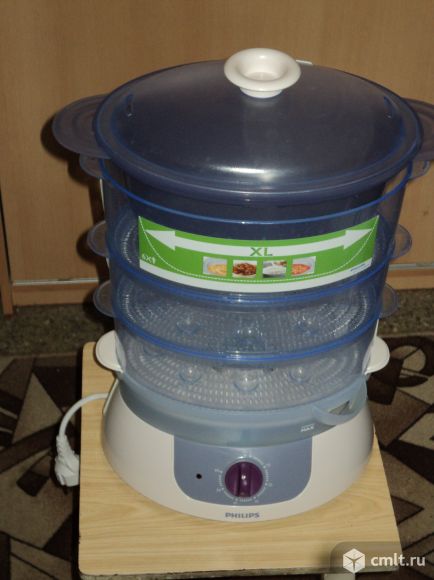 Пароварка/мультиварка Philips HD 9120/55. Фото 1.