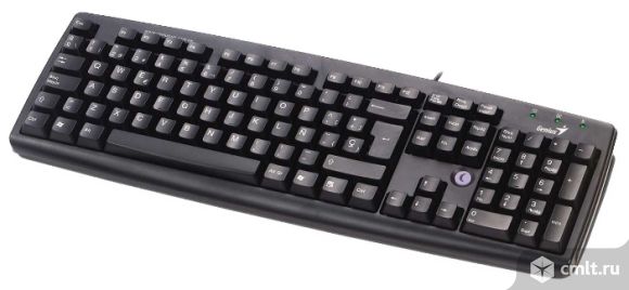 Клавиатура Genius-KB-06XE-Black-PS/2 новая, в упаковке. Фото 1.