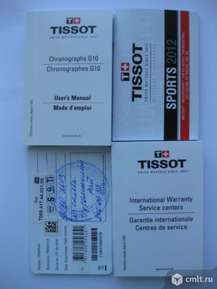 Часы Tissot-T0694174403100 наручные муж. нов. кварцевые. Фото 7.