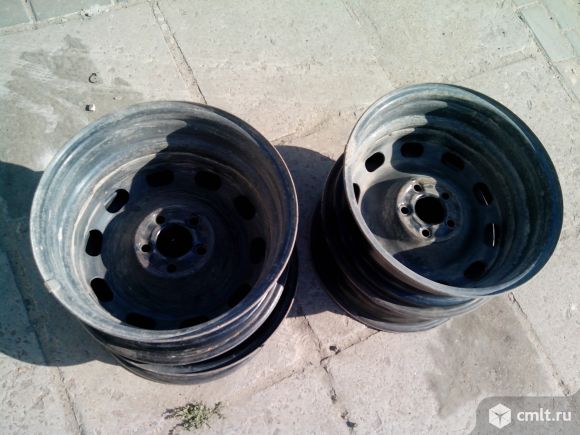 Диски штампованные Skoda Octavia Tour R15 оригинал. Фото 4.