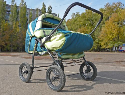 Коляска для двойни, большие колеса с подкачкой. Трансформер, зима-лето. Есть багажник, на фото он отстегнут. Для двойняшек.