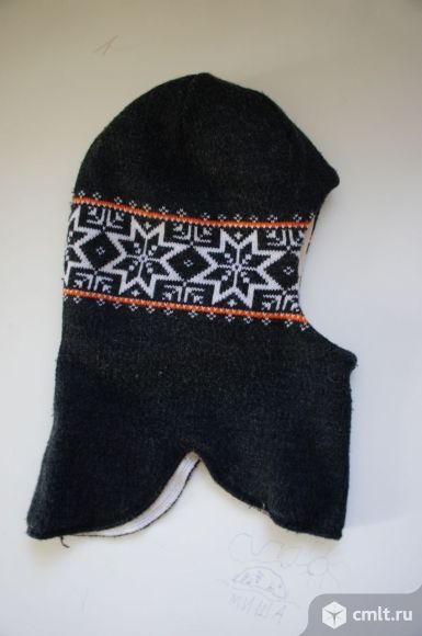 Теплый зимний шлем Котик. Фото 1.