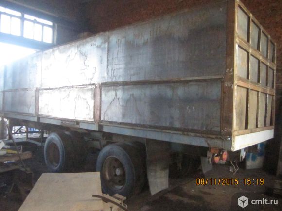 Полуприцеп на Маз зерновоз. Фото 1.
