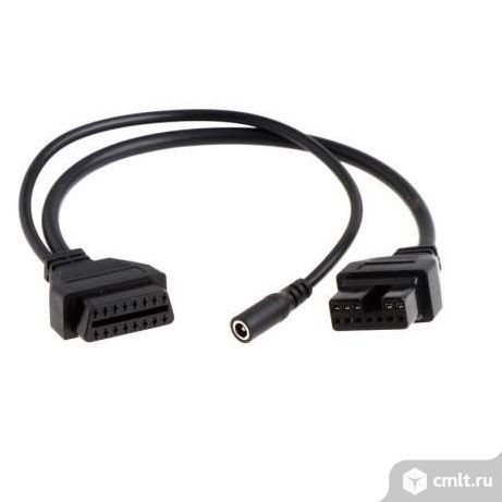 Переходник Mitsubishi/Hyundai 12 pin - OBD2. Фото 1.