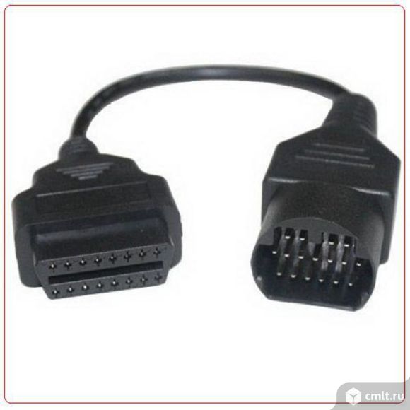 Переходник Mazda 17 pin на OBD2 16pin. Фото 1.