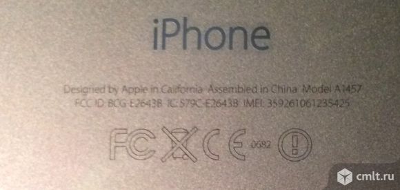 Смартфон Apple iPhone 5s 16gb (A1457). Фото 4.