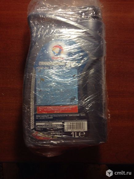 Трансмиссионное масло total Transmission BV 75W80. Фото 1.