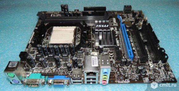 Мат. плата MSi K9N6PGM2-V2(ms-7390 ver.2.2). Фото 2.