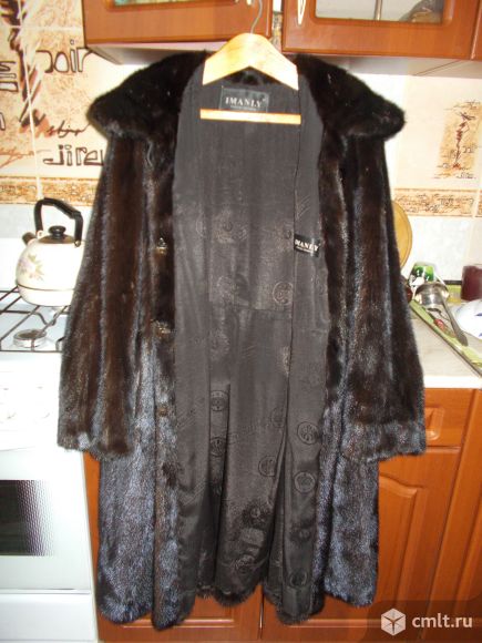 Норковая шуба, модель "Платье" 46-48. Фото 5.