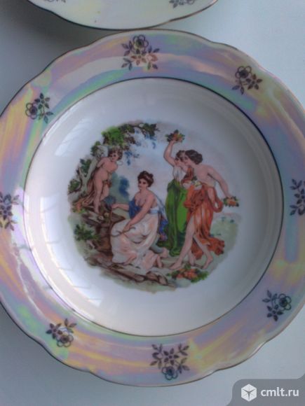 Тарелки глубокие сервиза Мадонна KAHLA Германия. Фото 1.