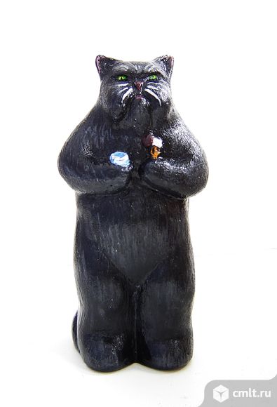 Кот Бегемот из романа Булгакова "Мастер и Маргарита" статуэтка. Фото 1.