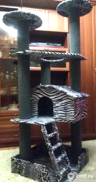 Домик когтеточка для кошки. Фото 1.