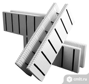 Несъемная опалубка из пенополистирола. Фото 1.