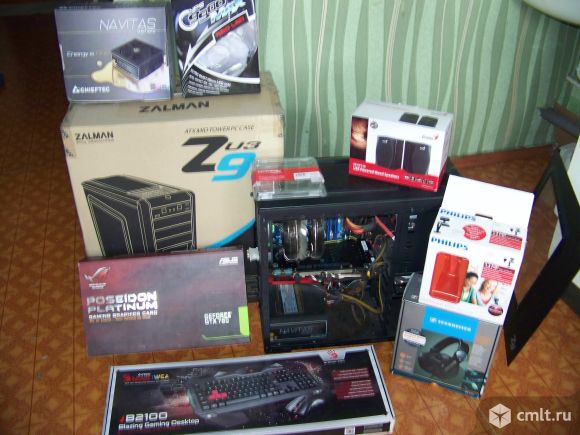 Продам мощный игровой компьютер. Фото 1.