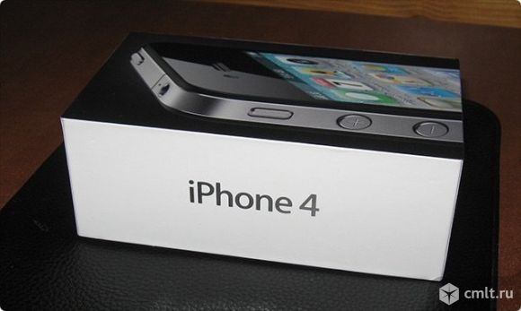 Смартфон Apple 4 Коробка оригинал. Фото 1.