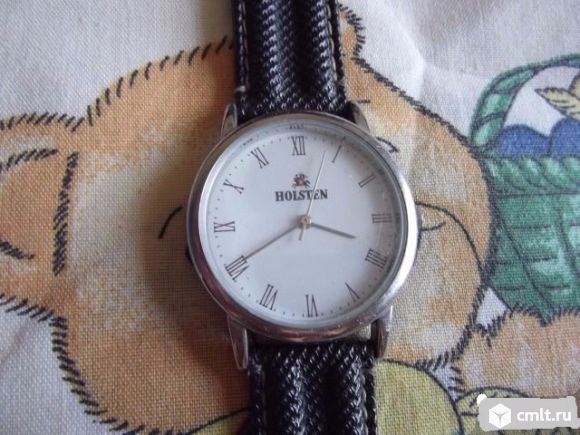 Продаю часы HOLSTEN с прикольной цифрой 4. Фото 1.