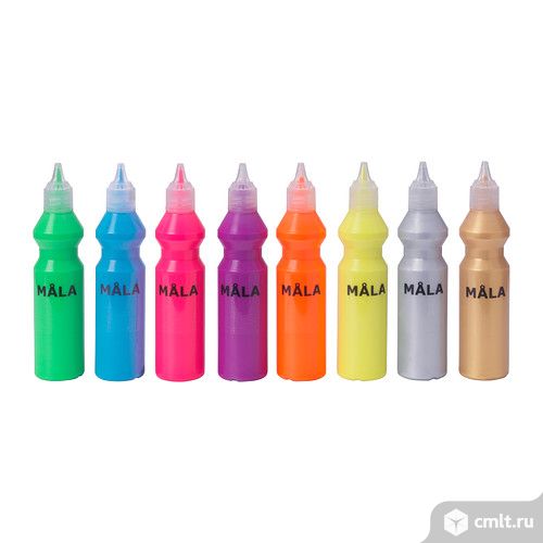 Акриловые краски Mala. Фото 2.