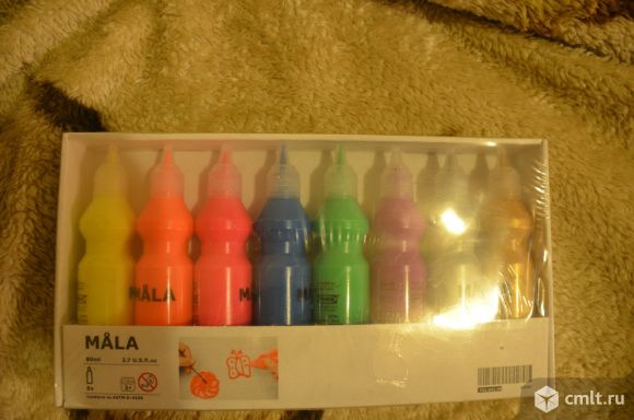 Акриловые краски Mala. Фото 1.