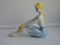 Фарфоровая статуэтка Девушка с подсолнухом. Фото 1.