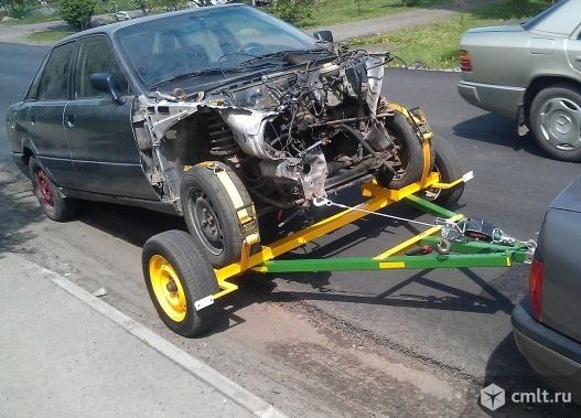 Прицеп частичной погрузки, Автовоз, Лафет. Фото 5.