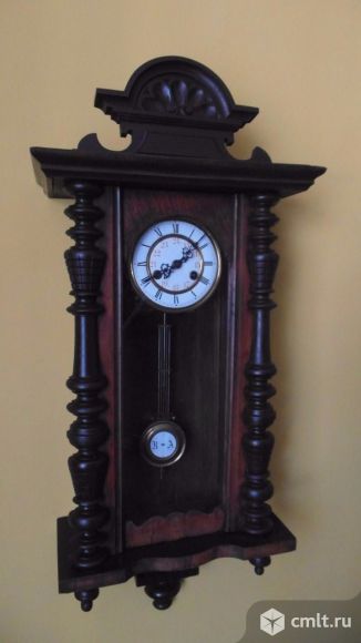 Антикварные немецкие настенные часы FMS. Фото 1.