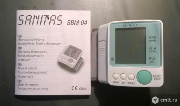 Компьютер Артериального давления sanitas SBM 04. Фото 3.