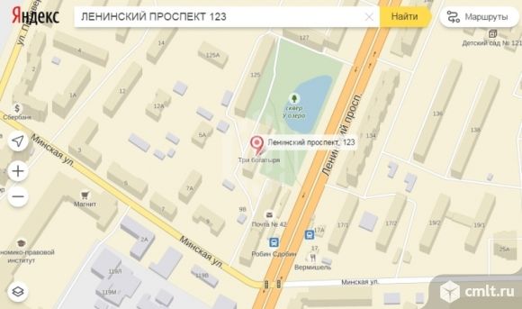 Ленинский проспект карта