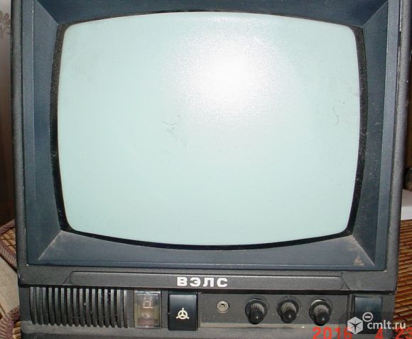 Телевизор кинескопный ч/б ВЭЛС 23ТБ-433. Фото 1.