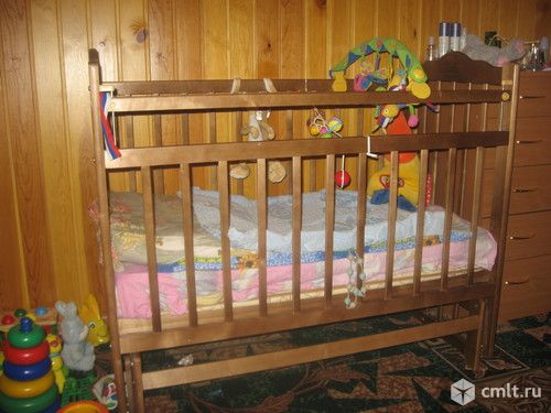 Кроватка детская для ребенка от 0 до 6 лет. Фото 1.