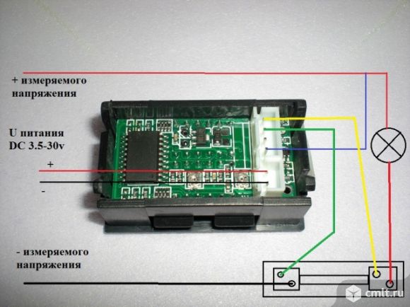 Как правильно подключить китайский цифровой ампервольтметр Цифровой электронный амперметр вольтметр - Воронеж - Доска объявлений Камелот