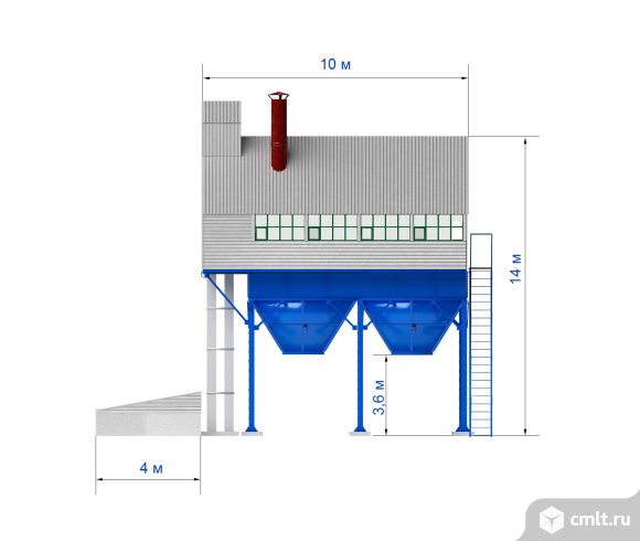 Проездная завальная яма для зерна чертеж