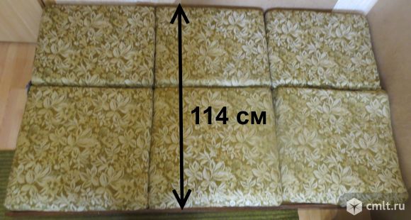 Продам диван-книжку советский в хорошем состоянии 205х93 см (205х114 см). Фото 5.