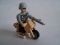 Солдат на мотоцикле. Человечки лего. Фото 1.