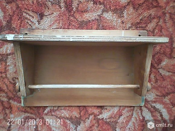 Полочка деревянная Ретро. Фото 1.