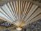 Винтажный веер на стену, 89 см, тигр, Китай или Япония.. Фото 2.
