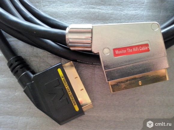 Monitor Cable (hi-fi.) Scart-RCA / Germany (Германия). Фото 1.