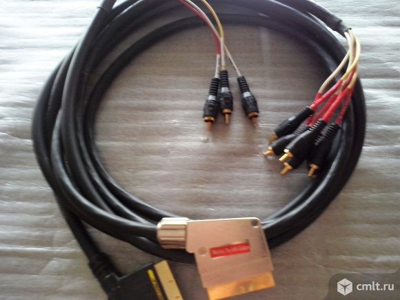 Monitor Cable (hi-fi.) Scart-RCA / Germany (Германия). Фото 3.