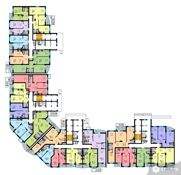 2-комнатная квартира 55,56 кв.м. Фото 1.