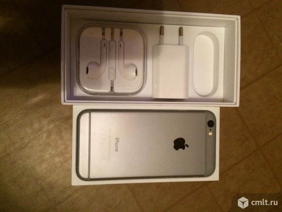 Смартфон Apple iPhone 6 space grey 16 gb. Фото 1.