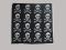 Черный платок бандана с черепами х/б 51х53см новый. Фото 1.