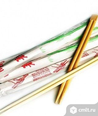Палочки бамбуковые 100шт. Фото 1.