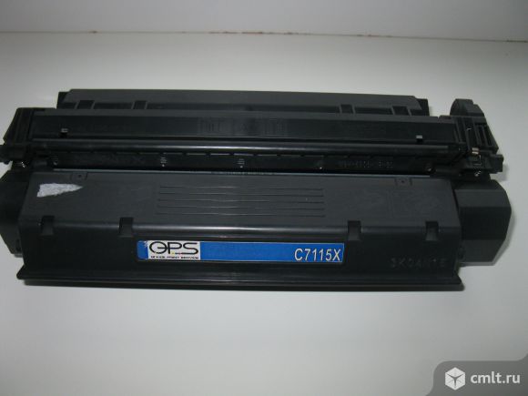 Картридж C7115X, заправлен, для принтера HP-1200, 1220. Фото 1.