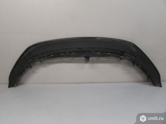 Юбка спойлер переднего бампера VW POLO седан 10-15 б/у 6RU8059159B9 4*. Фото 1.
