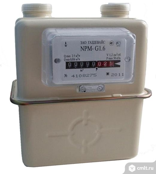 Продам счетчик газа NPM-G1,6. Фото 1.