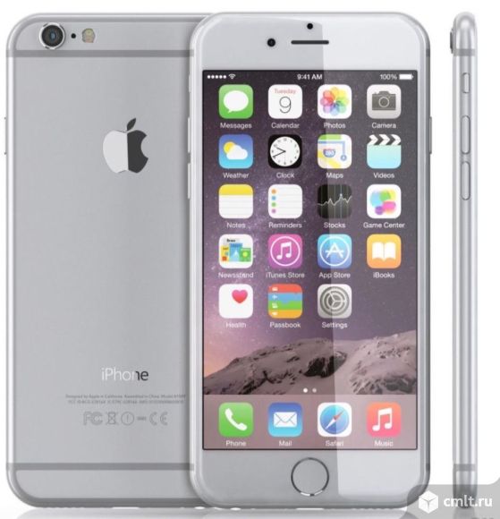 Айфон 6 Плюс - недорого! Смартфон Apple iPhone 6 Plus 16 GB серебристый (Silver). Фото 2.