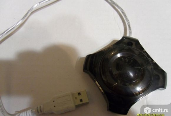 USB 2.0 Hab разветвитель на 4 входа. Фото 1.